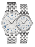 Buy Shop Mido Baroncelli III Automatic Silver Dial Silver Steel Strap Watch For Men - M8600.4.21.1 USA Online