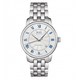 Buy Shop Mido Baroncelli III Automatic Silver Dial Silver Steel Strap Watch For Men - M8600.4.21.1 USA Online