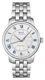 Buy Shop Mido Baroncelli III Automatic Silver Dial Silver Steel Strap Watch For Men - M8600.4.21.1 USA Online