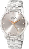 Buy Shop Mido Baroncelli III Automatic Silver Dial Silver Steel Strap Watch For Men - M8600.4.67.1 USA Online