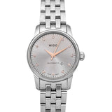 Buy Shop Mido Baroncelli III Automatic Silver Dial Silver Steel Strap Watch For Men - M8600.4.67.1 USA Online