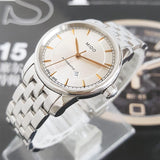 Buy Shop Mido Baroncelli III Automatic Silver Dial Silver Steel Strap Watch For Women - M7600.4.10.1 USA Online