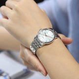 Buy Shop Mido Baroncelli III Automatic Silver Dial Silver Steel Strap Watch For Women - M7600.4.10.1 USA Online