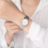 Buy Shop Mido Baroncelli III Automatic Silver Dial Silver Steel Strap Watch For Women - M7600.4.10.1 USA Online