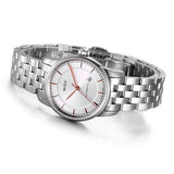 Buy Shop Mido Baroncelli III Automatic Silver Dial Silver Steel Strap Watch For Women - M7600.4.10.1 USA Online