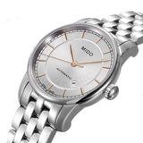 Buy Shop Mido Baroncelli III Automatic Silver Dial Silver Steel Strap Watch For Women - M7600.4.10.1 USA Online