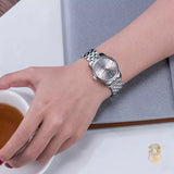 Buy Shop Mido Baroncelli III Automatic Silver Dial Silver Steel Strap Watch For Women - M7600.4.21.1 USA Online