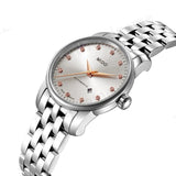 Buy Shop Mido Baroncelli III Automatic Silver Dial Silver Steel Strap Watch For Women - M7600.4.21.1 USA Online