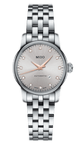 Buy Shop Mido Baroncelli III Automatic Silver Dial Silver Steel Strap Watch For Women - M7600.4.21.1 USA Online