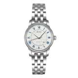 Buy Shop Mido Baroncelli III Automatic Silver Dial Silver Steel Strap Watch For Women - M7600.4.21.1 USA Online