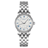 Buy Shop Mido Baroncelli III Automatic Silver Dial Silver Steel Strap Watch For Women - M7600.4.21.1 USA Online