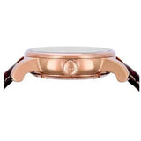 Buy Shop Mido Baroncelli III Automatic White Dial Brown Leather Strap Watch For Women - M7600.3.26.8 USA Online