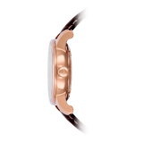 Buy Shop Mido Baroncelli III Automatic White Dial Brown Leather Strap Watch For Women - M7600.3.26.8 USA Online