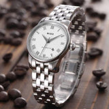 Buy Shop Mido Baroncelli III Automatic White Dial Silver Steel Strap Watch For Women - M7600.4.26.1 USA Online