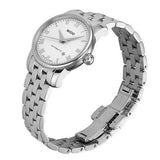 Buy Shop Mido Baroncelli III Automatic White Dial Silver Steel Strap Watch For Women - M7600.4.26.1 USA Online