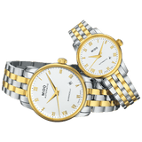 Buy Shop Mido Baroncelli III Automatic White Dial Two Tone Steel Strap Watch For Women - M7600.9.26.1 USA Online