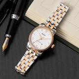 Buy Shop Mido Baroncelli III Automatic White Dial Two Tone Steel Strap Watch For Women - M7600.9.N6.1 USA Online