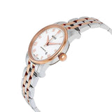 Buy Shop Mido Baroncelli III Automatic White Dial Two Tone Steel Strap Watch For Women - M7600.9.N6.1 USA Online
