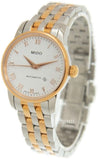 Buy Shop Mido Baroncelli III Automatic White Dial Two Tone Steel Strap Watch For Women - M7600.9.N6.1 USA Online