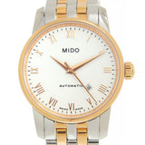 Buy Shop Mido Baroncelli III Automatic White Dial Two Tone Steel Strap Watch For Women - M7600.9.N6.1 USA Online