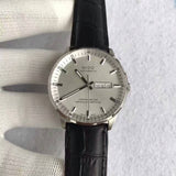 Buy Shop Mido Comander II Automatic Chronometer Silver Dial Black Leather Strap Watch For Men - M021.431.16.031.00 USA Online