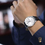 Buy Shop Mido Comander II Automatic Chronometer Silver Dial Black Leather Strap Watch For Men - M021.431.16.031.00 USA Online