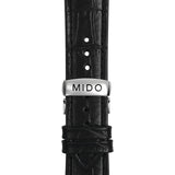 Buy Shop Mido Comander II Automatic Chronometer Silver Dial Black Leather Strap Watch For Men - M021.431.16.031.00 USA Online
