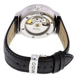 Buy Shop Mido Comander II Automatic Chronometer Silver Dial Black Leather Strap Watch For Men - M021.431.16.031.00 USA Online