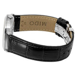 Buy Shop Mido Comander II Automatic Chronometer Silver Dial Black Leather Strap Watch For Men - M021.431.16.031.00 USA Online