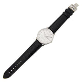 Buy Shop Mido Comander II Automatic Chronometer Silver Dial Black Leather Strap Watch For Men - M021.431.16.031.00 USA Online