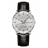 Buy Shop Mido Comander II Automatic Chronometer Silver Dial Black Leather Strap Watch For Men - M021.431.16.031.00 USA Online