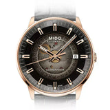 Buy Shop Mido Commander Automatic Black Dial Black Leather Strap Watch For Men - M021.407.36.411.00 USA Online