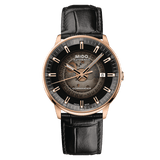 Buy Shop Mido Commander Automatic Black Dial Black Leather Strap Watch For Men - M021.407.36.411.00 USA Online
