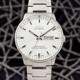 Mido Commander II Automatic Chronometer Silver Dial Silver Steel Strap Watch For Men - M021.431.11.031.00