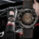 Buy Shop Mido Commander Automatic Gradient Black Dial Black Nylon Strap Watch For Men - M021.407.37.411.00 USA Online