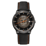Buy Shop Mido Commander Automatic Gradient Black Dial Black Nylon Strap Watch For Men - M021.407.37.411.00 USA Online