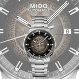Buy Shop Mido Commander Automatic Gradient Black Dial Silver Steel Strap Watch For Men - M021.407.11.411.00 USA Online