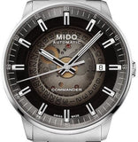 Buy Shop Mido Commander Automatic Gradient Black Dial Silver Steel Strap Watch For Men - M021.407.11.411.00 USA Online