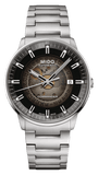 Mido Commander Automatic Gradient Black Dial Silver Steel Strap Watch For Men - M021.407.11.411.00