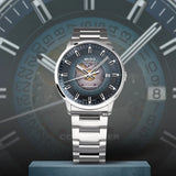 Buy Shop Mido Commander Automatic Gradient Blue Dial Silver Steel Strap Watch For Men - M021.407.11.411.01 USA Online