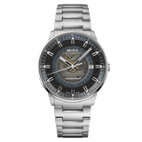 Buy Shop Mido Commander Automatic Gradient Blue Dial Silver Steel Strap Watch For Men - M021.407.11.411.01 USA Online