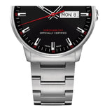 Buy Shop Mido Commander II Automatic Black Dial Silver Steel Strap Watch For Men - M021.431.11.051.00 USA Online