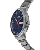 Buy Shop Mido Commander II Automatic Chronometer Blue Dial Silver Steel Strap Watch For Men - M021.431.11.041.00 USA Online