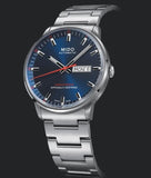 Buy Shop Mido Commander II Automatic Chronometer Blue Dial Silver Steel Strap Watch For Men - M021.431.11.041.00 USA Online