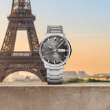 Buy Shop Mido Commander II Automatic Chronometer Grey Dial Silver Steel Strap Watch For Men - M021.431.11.061.00 USA Online