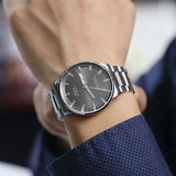 Buy Shop Mido Commander II Automatic Chronometer Grey Dial Silver Steel Strap Watch For Men - M021.431.11.061.00 USA Online