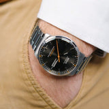 Buy Shop Mido Commander II Automatic Chronometer Grey Dial Silver Steel Strap Watch For Men - M021.431.11.061.01 USA Online