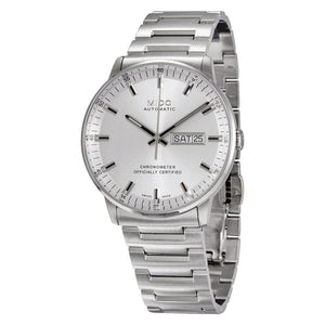 Buy Shop Mido Commander II Automatic Chronometer Silver Dial Silver Steel Strap Watch For Men - M021.431.11.031.00 USA Online