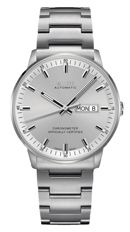 Buy Shop Mido Commander II Automatic Chronometer Silver Dial Silver Steel Strap Watch For Men - M021.431.11.031.00 USA Online