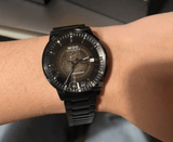 Buy Shop Mido Commander II Automatic Gradient Black Dial Black Steel Strap Watch For Men - M021.407.33.411.00 USA Online